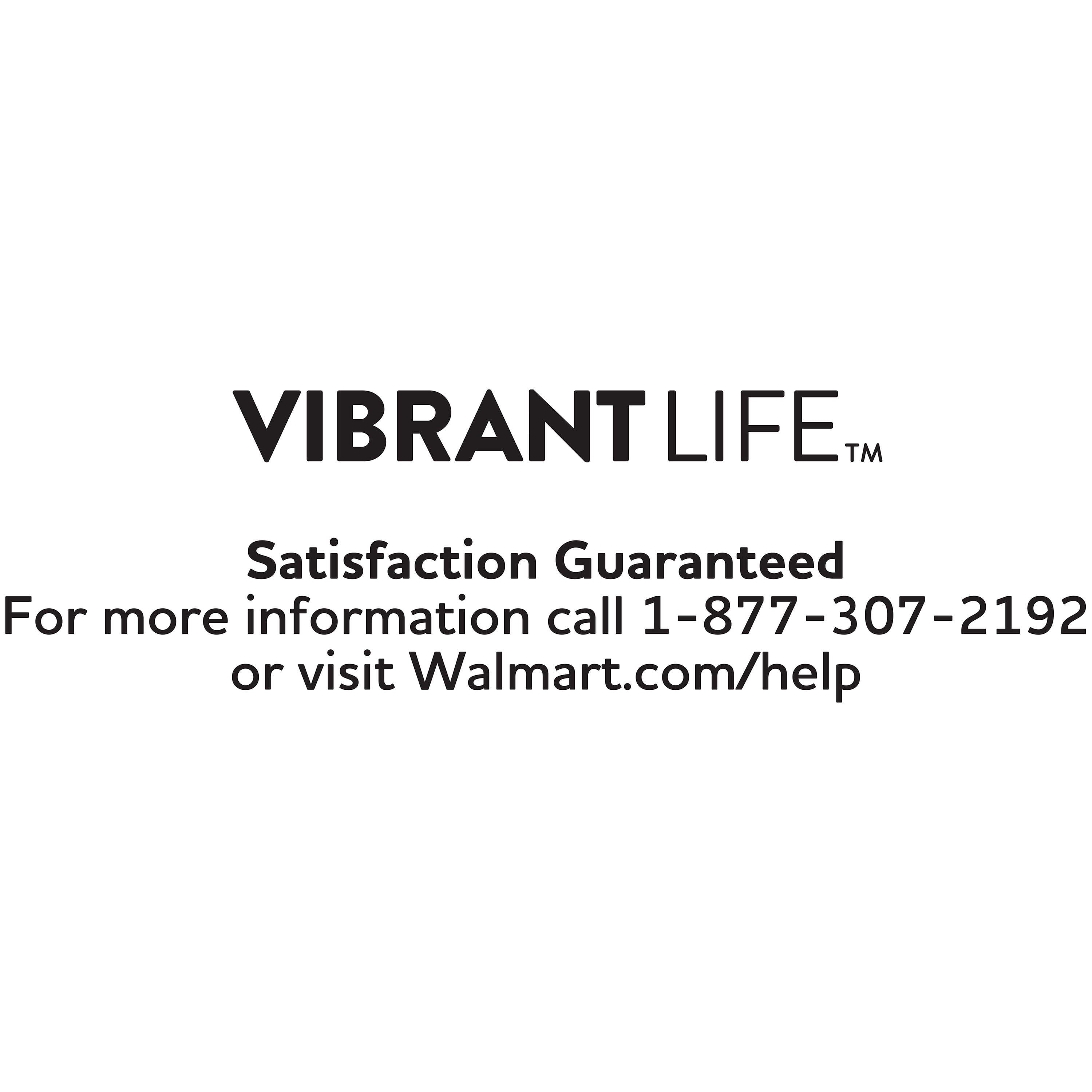 Vibrant Life Extra Large Faux Leather Orthopedic Pet Bed, Tan, 48" x 35"