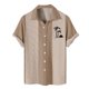 thumbnail image 1 of Men's Hawaiian Printed Button Short Sleeve Shirts Men's Casual Fashion Short Sleeve Shirts2XL, 1 of 4