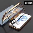 thumbnail image 1 of Funda de teléfono de cristal de adsorción magnética de moda ZZMA para iPhone 13 12 11 Pro Max XS XR Mini 360 ° funda de protección completa Tan Jianjun unisex, 1 of 2