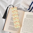 thumbnail image 4 of Kdxio Colorful Lemons Print Metal Tassel Bookmarks,Perfect Gift for Art Lovers and Bookworms Metal Bookmarks for Women, 4 of 8