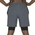 thumbnail image 5 of Skora Mens Shorts Running Athletic Gym 2-1 Lined and Unlined Shorts 5" 7" and 9" Inseams, 5 of 7