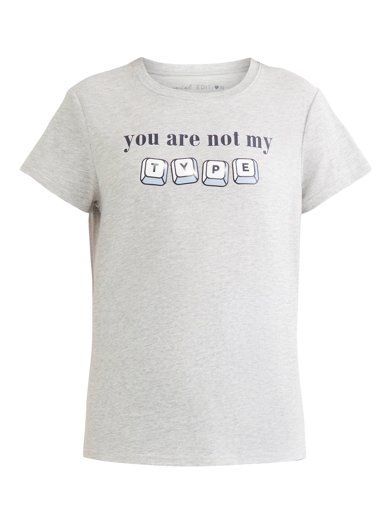 Cactus and Pearl Women's Not My Type Graphic Tee, Sizes XXS-XXL