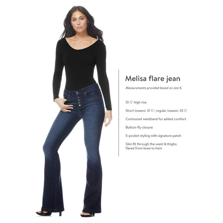 Sofia Vergara Jeans Womens 10 Ink Wash Denim Stretch Mid Rise 5