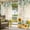 Yellow Green, variant on Outdoor Curtains for Patio Waterproof, Yellow Sunflowers Outdoor Privacy Panels Grommet, Floral Bees Elegant Pastoral Botanical Blackout Outside Curtains for Porch/Cabana 54"x108", 2 Panels