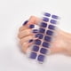 thumbnail image 3 of Cubierta completa de gradiente de purpurina, pegatinas de Arte de uñas, tiras de esmalte de uñas plateadas y púrpuras, pegatina de lámina impermeable para manicura DIY, 3 of 6