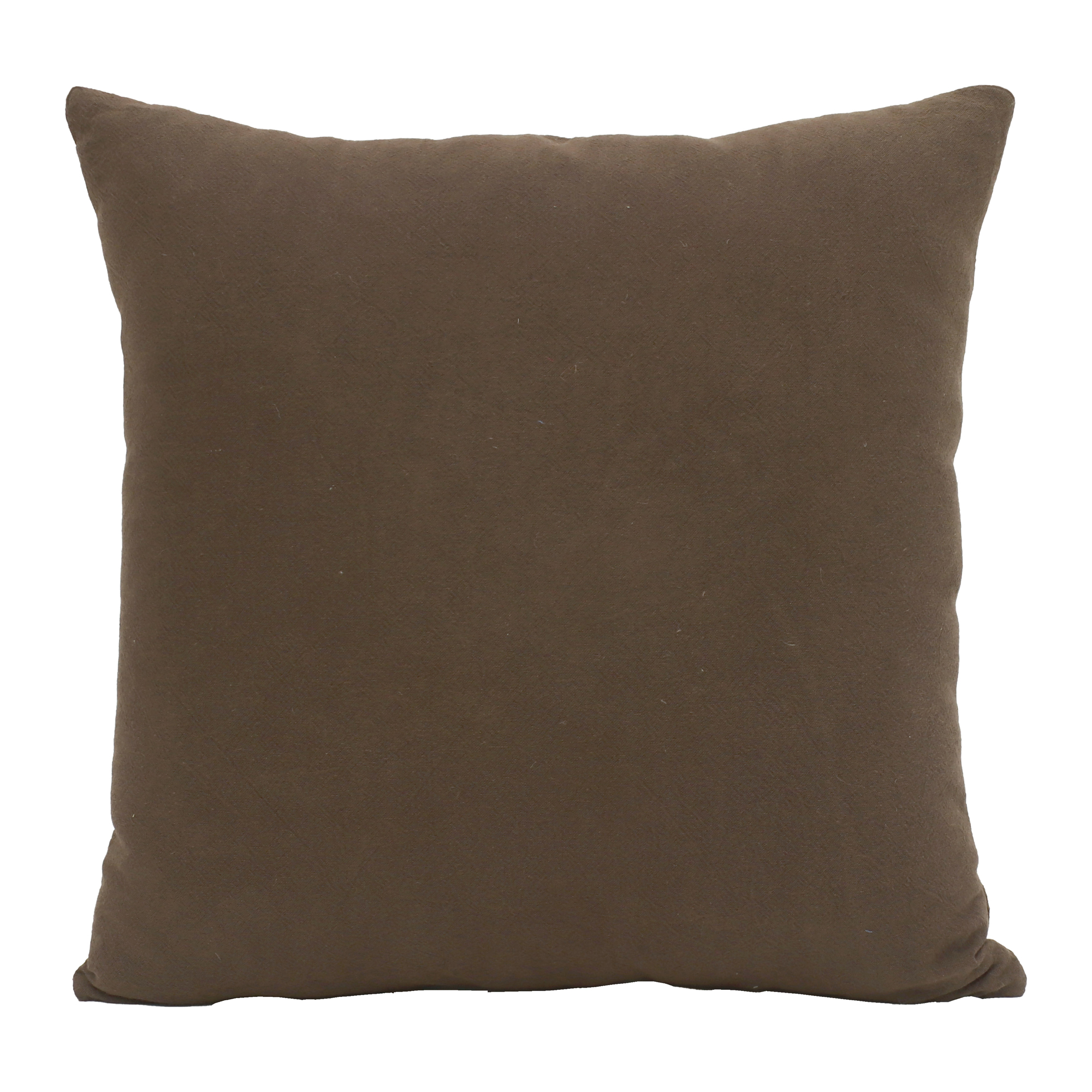 Better Homes & Gardens 20"x20" Brown Floral Embroidery Throw Pillow photo 4