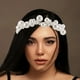 thumbnail image 5 of Diadema de novia con perlas falsas, ideal para bodas, diademas, diadema de novia con perlas falsas, diadema de novia con perlas falsas para mujeres y niñas, 5 of 8