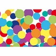 thumbnail image 4 of IDEA4WALL 4pcs Colorful Dots Peel and Stick Wallpaper Removable Wall Murals Large Wall Stickers for Home Decoration, 66"x24", 4 of 5