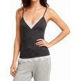 thumbnail image 2 of Women Camisoles Lace V Neck Tank Top Spaghetti Strap Slim Fitted -Tops Going Out Y2K Shirts Gray L, 2 of 10