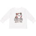 thumbnail image 3 of Inktastic Meemaw and Pop Pop Cat Grandchild Girls Long Sleeve Toddler T-Shirt, 3 of 5