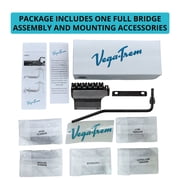 Vega-Trem VT1 Ultra-Trem 2-Points Stratocaster Guitar Tremolo Bridge For Strat No Mods Easy Installation Black, Right