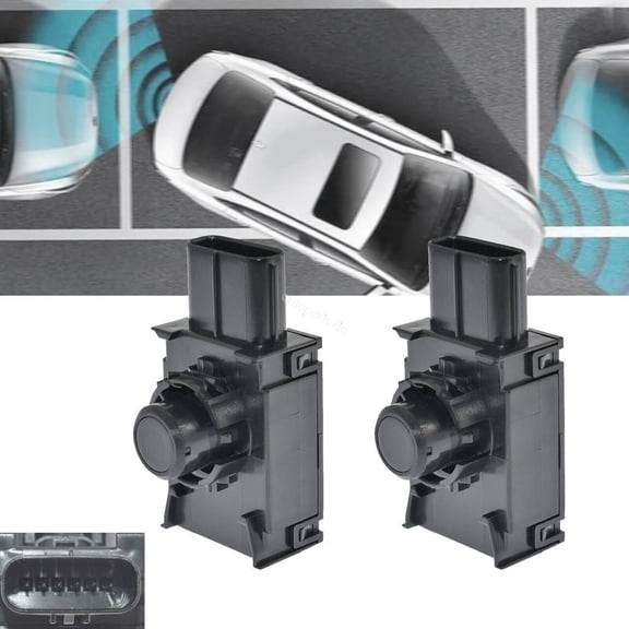 2x PDC Parking Sensor Black 89341-33110 for 2007-2012 Lexus ES350 HS250h