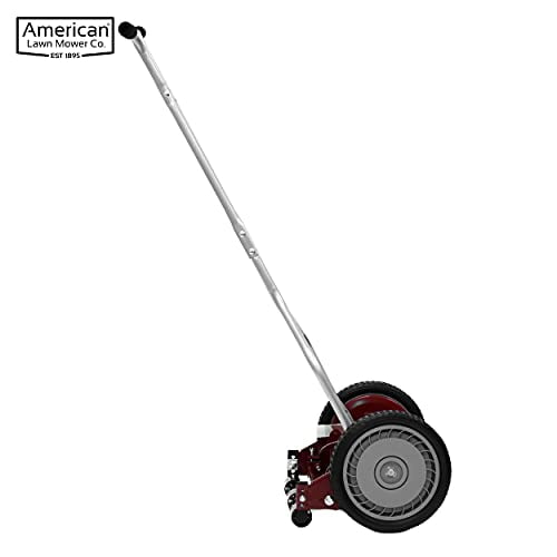 American Lawn Mower 1304-14 Economy Push Reel Mower with T-Style Handle and Heat Treated Blades