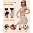 thumbnail image 5 of Mid-Rise Shapewear Tummy Control Shorts for Women Body Shaper with Compression Butt Lifting Thigh Slimming, 5 of 7
