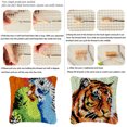 thumbnail image 4 of Moyic Funda de almohada para el hogar, decoración para sofá, sillón, punto de cruz cuadrado, funda de almohada, adorno artesanal de Artesanía Tipo 1, 4 of 6
