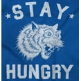thumbnail image 2 of Stay Hungry Foodie Tiger Wolf Workout Hoodie Sweatshirt Women Men Brisco Brands S, 2 of 6