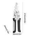 thumbnail image 3 of Cortador de Cables Engarzadora JShteea Herramienta Manual Terminal Pelacables Multifunción BlackStyleB, 3 of 9