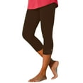 thumbnail image 1 of Summer Clearance! Womens Plus Size Pants,Summer Pants for Womens,Ladies' Summer Summer Solid Color High Waisted Button Decoration On Pants Legs Yoga Cropped Pants, 1 of 4