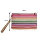 thumbnail image 2 of Bolso de sobre Colorido Monedero de mujer Hecho a mano Portátil Elegante Simple para ir de compras, 2 of 8