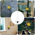 thumbnail image 2 of FRCOLOR  Hanging Pots for Plants Outdoor Succulent Wall Decorations Black, 2 of 8