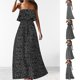 thumbnail image 2 of Black DiamondVestido largo sin tirantes de verano para mujer, con hombros descubiertos, para cubrir la playa, ajuste holgado esquí esquí Gafas de esquí, 2 of 4
