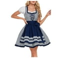 thumbnail image 6 of ANINEO Bavarian Traditional Dirndl Dress Oktoberfest Dirndl Comfy Maid Uniform Festival Waitress Clothess For Women Bar Outfit, 6 of 9