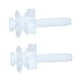 thumbnail image 3 of 2 tornillos universales para asiento de inodoro, tornillos de expansión, accesorios con tuercas de repuesto espaciador de 32 mm, 3 of 9