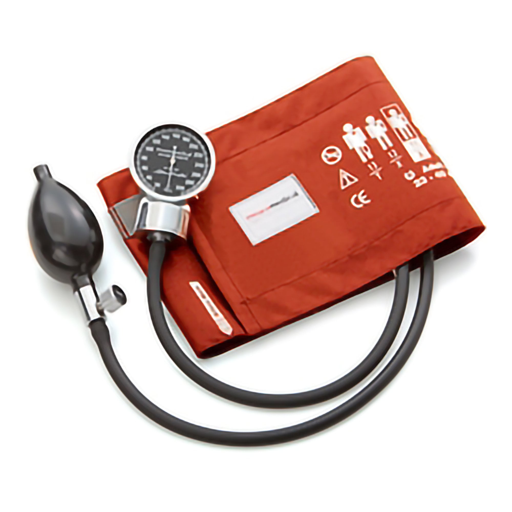McKesson Blood Pressure Unit, Deluxe Aneroid Sphygmomanometer - Orange, 20 Ct
