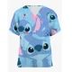 thumbnail image 2 of Camisetas de uniforme de enfermera, camisetas con cuello en V, ropa de hospital de Disney Stitch para mujer, camisetas de verano 2024 con bolsillos para mujer, 2 of 5