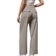 thumbnail image 2 of TaTaai Women's Solid Color Corduroy Sweatpants Elastic Waist Long Trousers with Pockets Casual Loose Sport Pants for Daily Outdoor Wear Gift, 2 of 5