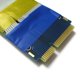 thumbnail image 3 of WDOplteas Extensor Tarjeta Vertical PCI Express Mini PCIe 1X A 1X Cable Extensión, 3 of 9