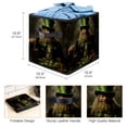 thumbnail image 3 of Saint Patrick's Day Foldable Storage Baskets with Handle, 10.8"x10.5"x10.6", Large Capacity Cube Organizer Storage Cubes, 3 of 6