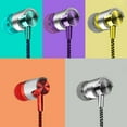 thumbnail image 3 of Joernso Fashion Braided Wired Stereo Sound Volume Control Phone Laptop In-ear Earphones, 3 of 7