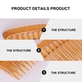 thumbnail image 4 of Shisuyan 15pcs Hair Accessories Plastic Hair Clip Combs Side Combs (Random Color), 4 of 8