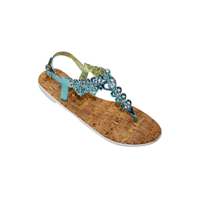 SANDALIAS CASUALES PLAYA LEON MUJER DAMA AZUL BF201520 LEON BF201520p