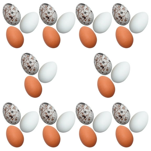 MLINS  30 Pcs Easter Egg Decoration Mini Crafts Miniature Toys Eggs Bulk Candy Baby