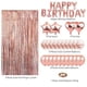 thumbnail image 2 of Decoración De Cumpleaños, Globo De Feliz Cumpleaños, Cortina De Flecos De Oropel Para Decoración De Fiesta, Telón De Fondo Yuarrent HA036469-00, 2 of 6