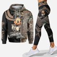 thumbnail image 1 of Sudadera con capucha de Mickey personalizable para mujer, conjunto de pantalones de chándal de Yoga de Mickey, Leggings de Yoga de Disney, chándal de moda, 1 of 4