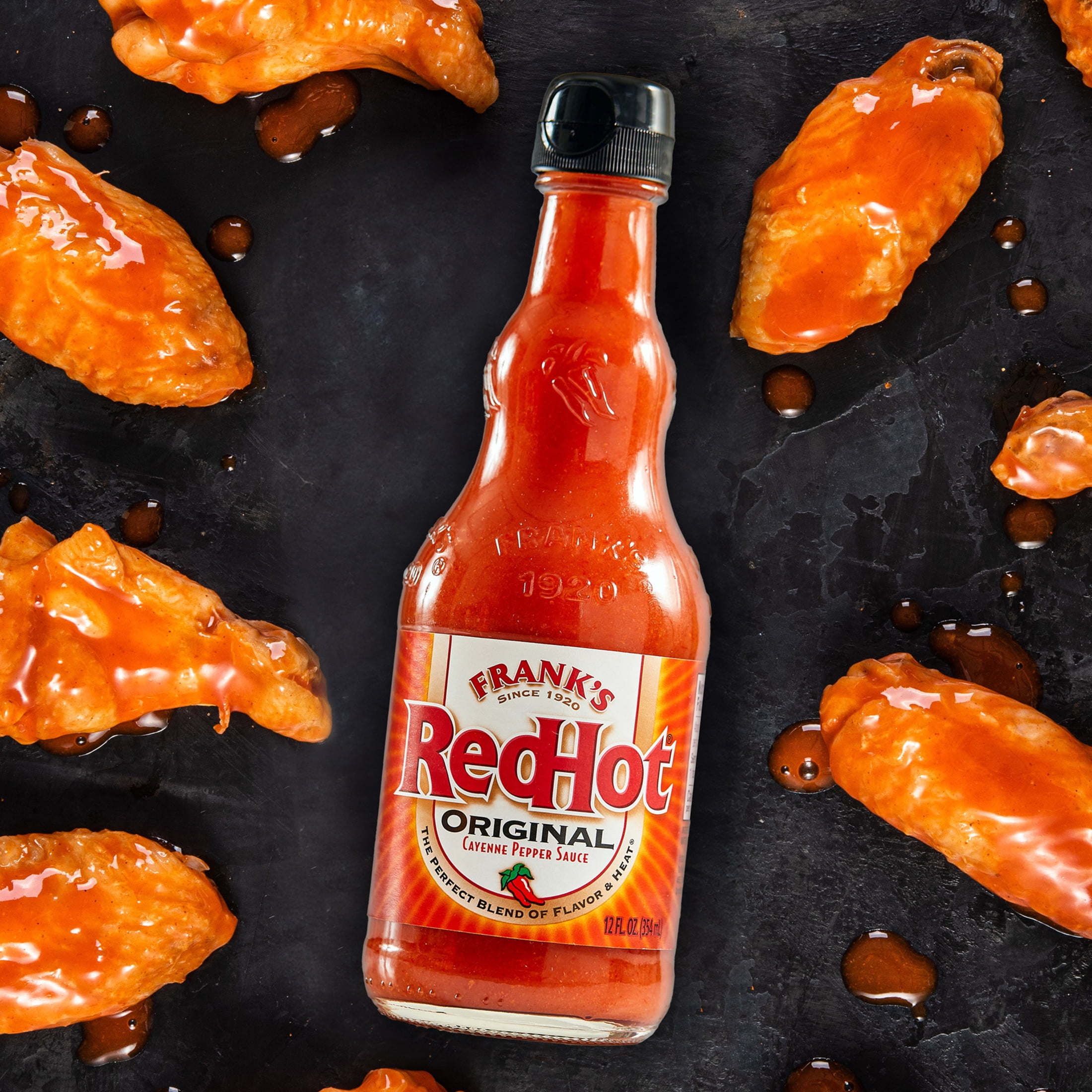 Frank's RedHot Original Cayenne Pepper Hot Sauce, 12.0 fl oz Bottle