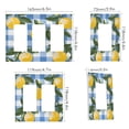 thumbnail image 2 of Yayeee Rocker Switch Wall Plate 1-Gang 4.6"x2.9" Home Decorative Outlet Cover, Light Blue Plaid, 2 of 6