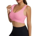 thumbnail image 1 of TINZ Womens Large Bra Bra Plus Wrap Chest No Steel Ring Women Athletic Women Bras Wireless Pack Front Closure Wireless Bras for Women Running Bras High Support Bras for Women Lift Bra, 1 of 4