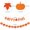 A, variant on YingYouFu Happy/Hello Fall Banner Decorations - Hanging Glitter Autumn Banner with Pumpkin and Leaf Garland Sign Bunting for Fireplace,Outdoors,Indoors,Harvest Party Hanging Supplies,Fall Decor