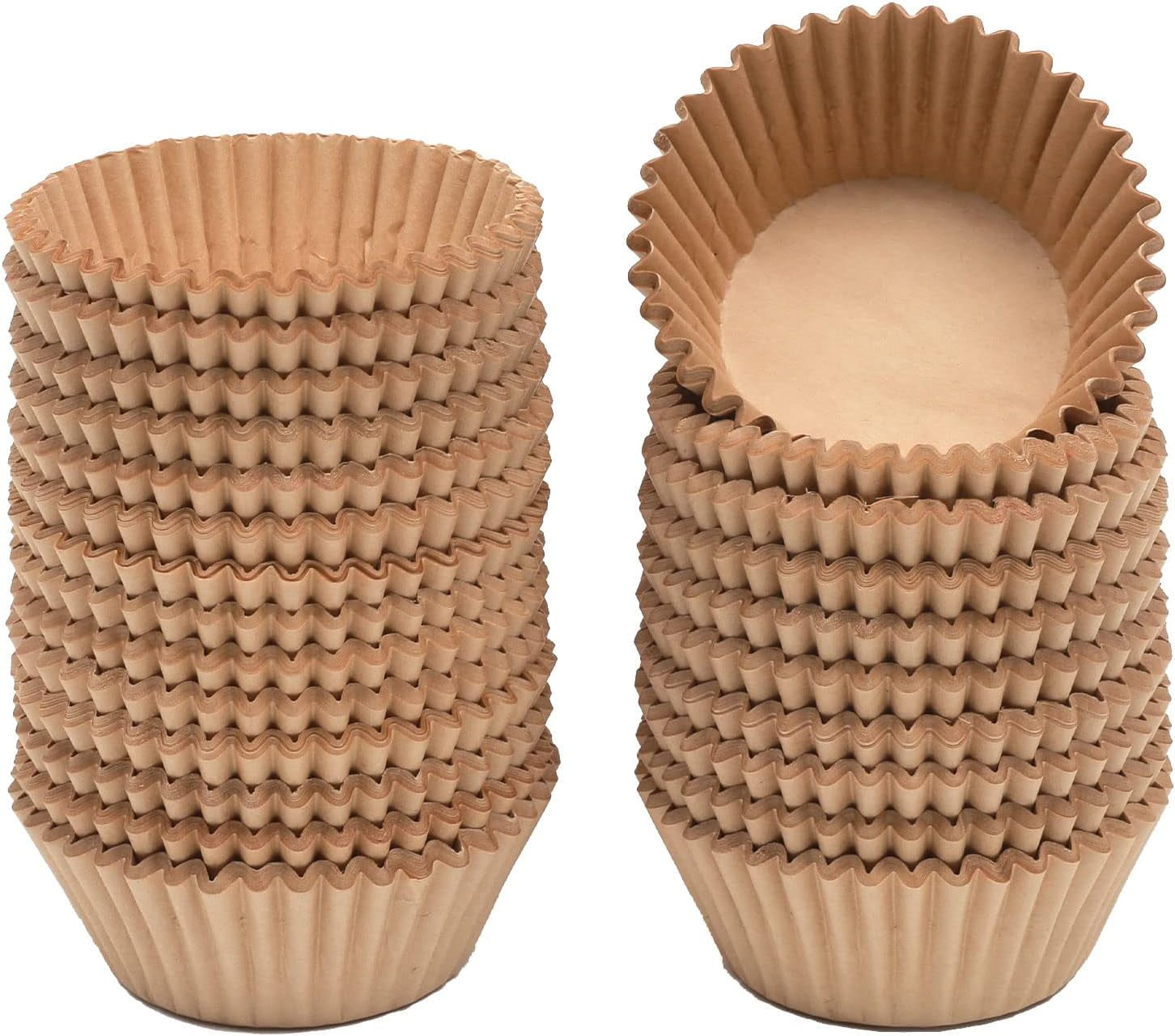 300 Count Jumbo Cupcake Liners Natural Muffin Liners Food Grade Jumbo