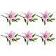 thumbnail image 1 of Flores artificiales Inteprter 6 Piezas PVC HA084319-04, 1 of 6