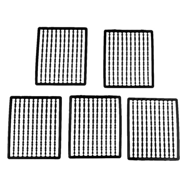 5 Piezas de Pesca de Pesca con Aparejo de Pelo Rubo de Pelo Boitie Bait Dumbell Paradas de Toilita Tapón Pelo Extender Herramientas de Carpa 3 Colores Negro Soledad Paradas de cebo Dumbell