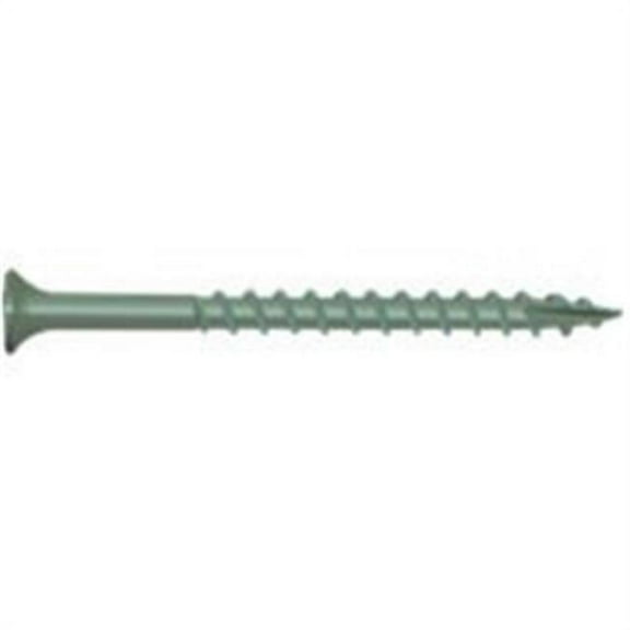 National Nail 0341199 Star Drive Deck Screw, Green, 3-1/2 x #10