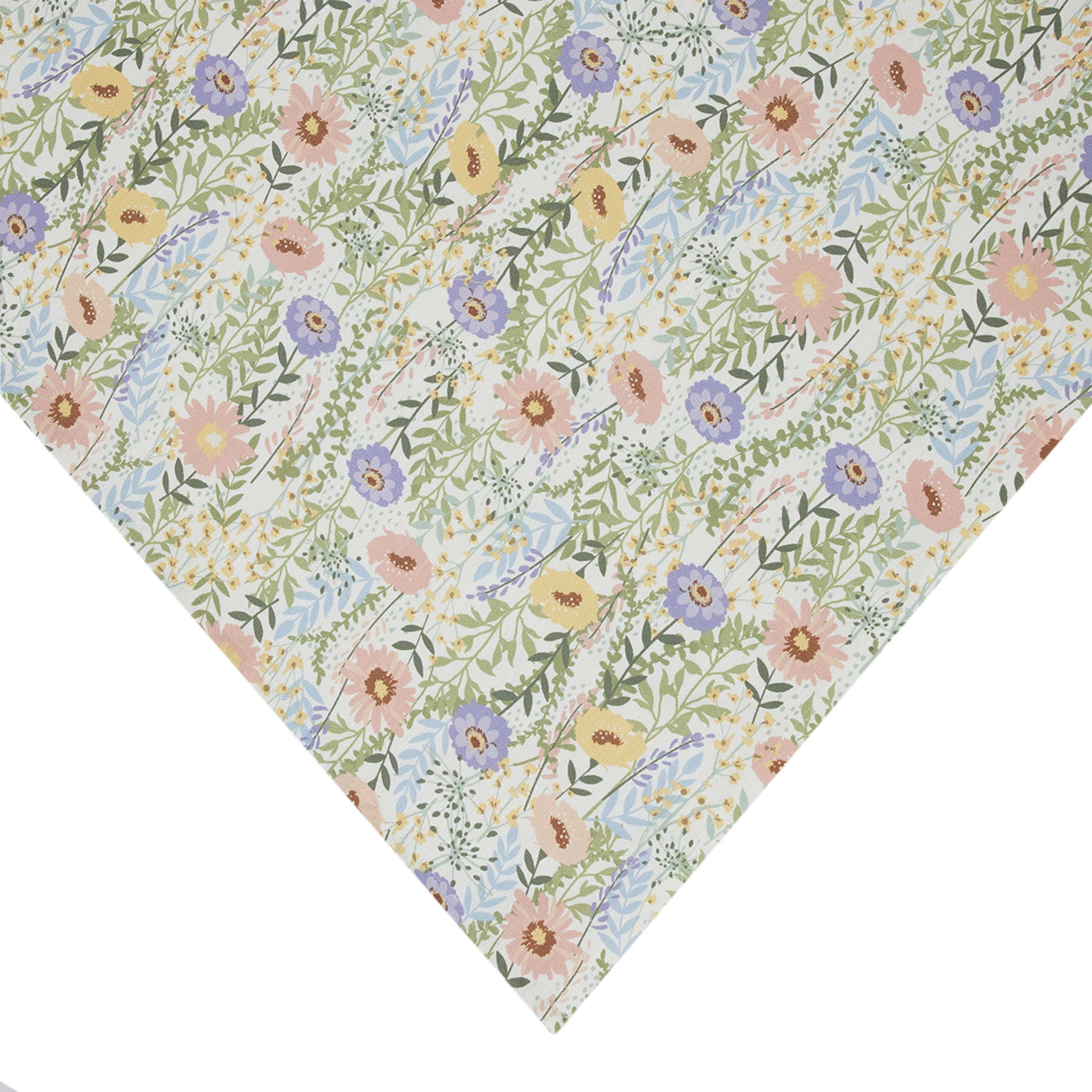 Easter Floral 60" x 84" Tablecloth - 100% Cotton, Multi-color
