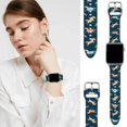 thumbnail image 4 of Compatible Con Lindos Dibujos Animados De Animales De Caballo Apple Watch 38/40/41/42/44/45 Mm Para Mujeres Y Hombres, Silicona Suave, Regalos De Animales De Caballo, Decoraciones, Pulsera De Repuesto, 4 of 5