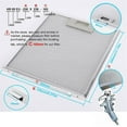 thumbnail image 2 of S97018029 Range Hood Filter Replacement For Boran Range Hood 4-layer Aluminum Mesh Hood Vent Filter, 2 of 5