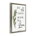 thumbnail image 2 of Stupell Industries Farmhouse Done In Love Proverb Brown Floating Frame Canvas Art, 21 x 31, by Amber Clarkson, 2 of 7